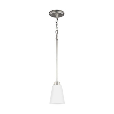 Kerrville 100W One Light Mini Pendant 4.38 Inch by 6.38 Inch by Generation - 6115201