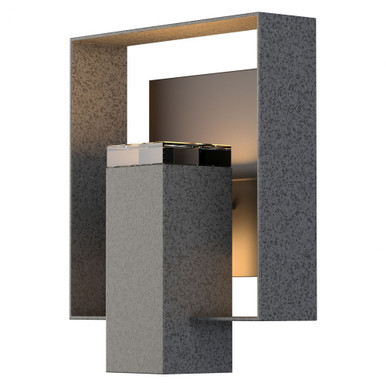 Shadow Box 1 Light Aluminum Contemporary Wall Lantern by Hubbardton Forge - 302603HF