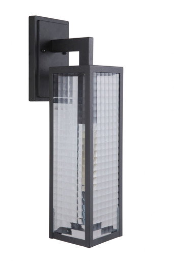 Deka 1 Light Outdoor Wall Lantern by Craftmade - Z4524-MN-SC