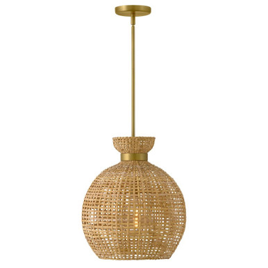 Effie 10W 1 LED Pendant 17.5 Inch Tall and 15 Inch Wide by Lark - 84164LCB