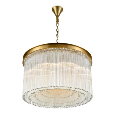 Lumineer 15 Light Chandelier 23.5 x 30 In by Zeev  - CD10326-15-AGB