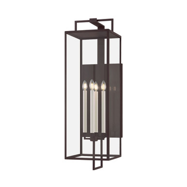 Beckham 4 Light Outdoor Wall Sconce 40 Inch Tall X 11.75 Inch Wide by Troy - B6340