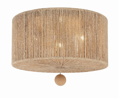 Jessa 3 Light 16 Inch Wide Flush Mount by Crystorama - jes-b7103-bs