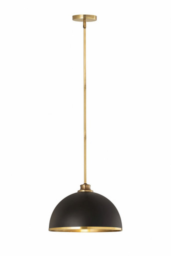 Landry 1 Light Pendant 9 x 14 Inches by Z Lite 1004P14-MB-RB - 1004P14-MB-RB