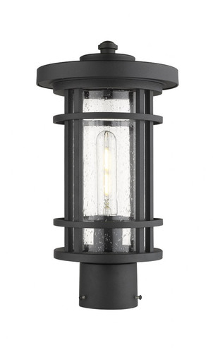 Jordan One Light Outdoor Post Mount Lantern 12.5 x 108.5 In by Z-Lite - 570PHM-BK
