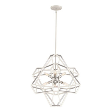 Unity 6 Light Chandelier 22.5 x 22.75 Inch by Zeev - CD10231-6-SW-SL