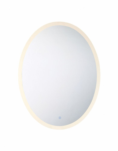 LED Oval Mirror 35.38 Inch Tall and 27.5 Inch Wide by George Kovacs - P6108A