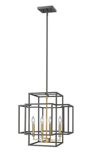 Titania 4 Light Pendant 18 Inches Wide by 18 Inches High by Z-Lite - 454-18B