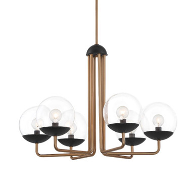 Outer Limits 6 Light Medium Chandelier by George Kovacs - P1505-416