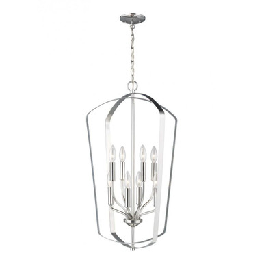 Romee 8 Light Small Foyer Chandelier by Generation Lighting - 5134908