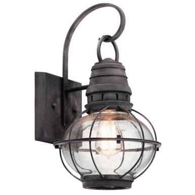 Bridge Point 1 Light Outdoor Wall Lantern 16 Inch Tall by Kichler - 49628wzc