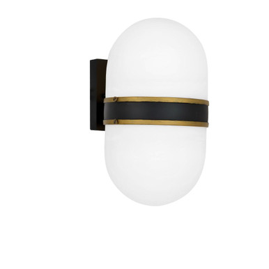Capsule 2 Light Outdoor Wall Lantern by Crystorama - cap-8504-mk-tg