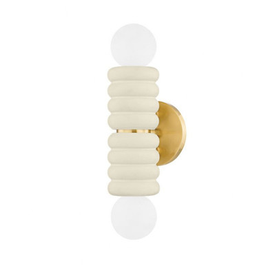 Bibi 2 Light Wall Sconce by Mitzi - H691102-AGB/CAI