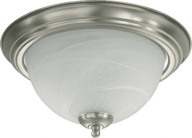 Two Light 13.5 Inch Wide Flush Mount by Quorum - 3066-13
