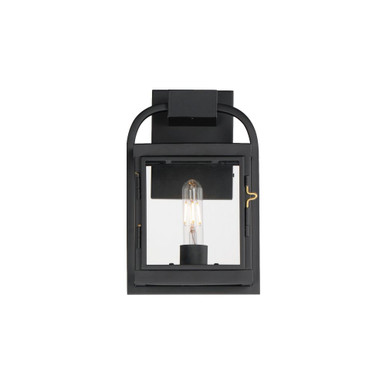 Bonham 1 Light Outdoor Wall Lantern by Maxim - 30801CLBK