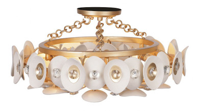 Niu 3 Light 20 Inch Wide Semi Flush Mount by Minka Metropolitan - N1863-760