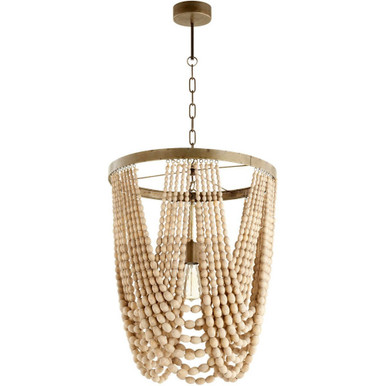 Hammock 1 Light Large Pendant 24 Inch Tall by Cyan - 09264