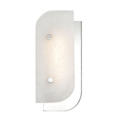 Yin & Yang 4.5W 1 LED Wall Sconce 13 x 5.5 Inch  by Hudson Valley - 3313-PN