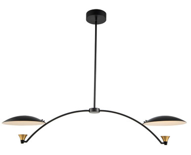 Redding 2 Light Mini Island Chandelier by Kalco - 513661BWB