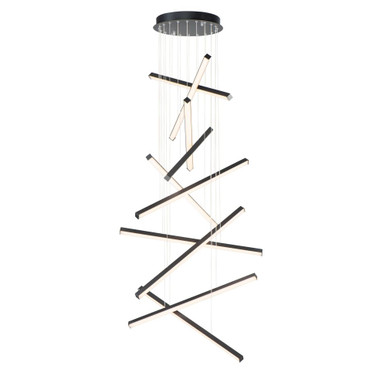 Hover 100W 10 LED Mini Pendant by ET2 - E21378-BK