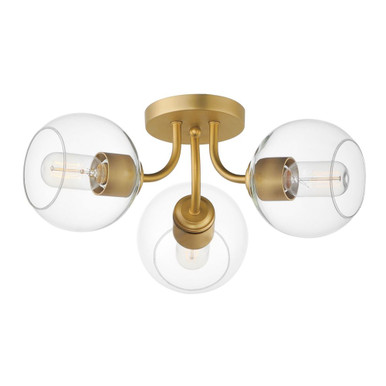 Knox 3 Light 18 Inch Wide Semi Flush Mount by Maxim - 21634