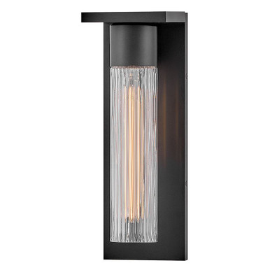 Voight 5W 1 LED Outdoor Wall Lantern 14.75 Inch and 5 Inch Wide by Hinkley - 29030BK