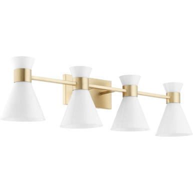 Beldar 4 Light Vanity Light by Quorum - 5119-4