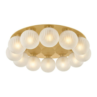 Vernazza 12 Light Flush Mount 7.25 Inch Tall and 32 Inch Wide by Corbett - 536-32-VPB