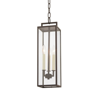 Beckham Three Light Small Outdoor Pendant by Troy - F6387-TBZ