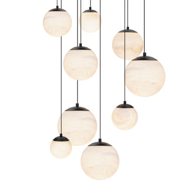Pisces 69W 9 LED Light Large Pendant by Modern Forms - PD-34409R