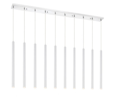 Forest 70W 14 LED Island/Billiard 16 x 24 In by Z-Lite 917MP24-WH-LED-10LCH - 917MP24-WH-LED-10LCH