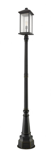 Portland One Light Outdoor Post Mount Light 14.25 x 105.25 In by Z-Lite - 531PHBXLR-564P-ORB