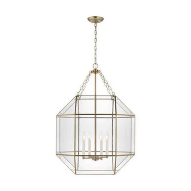 Morrison 4 Light Large Pendant 34 Inch Tall by Visual Comfort Studio - 5279404