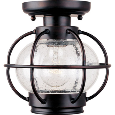 Portsmouth 1 Light 8 Inch Wide Outdoor Flush Mount by Maxim - 30508CDOI
