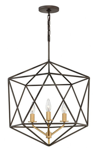 Astrid 3 Light Small Chandelier by Hinkley - 3023