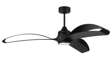 Bandeaux 3 Blade Ceiling Fan with Light Kit 60 Inches Wide by Craftmade - BDX60FB3-NWF