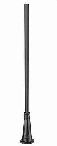 Accessory Outdoor Post with Hardware 96 Inch Tall by Z-Lite - 5011P-BK