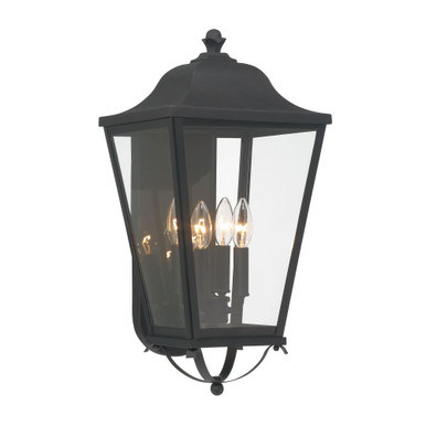Savannah 4 Light Candle Style Wall Lantern 21 Inch Tall by Minka Lavery - 73282-66