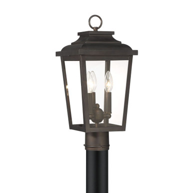 Irvington Manor 3 Light Outdoor Post Mount 18 x 8.5 Inches by Minka Lavery - 72176-189-C