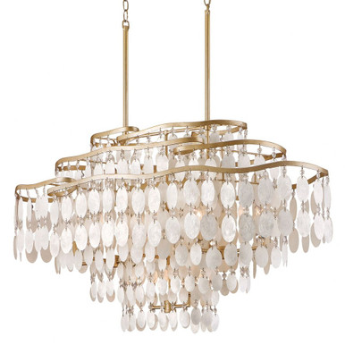 Dolce 12 Light Small Island Chandelier by Corbett - 109-512-CPL