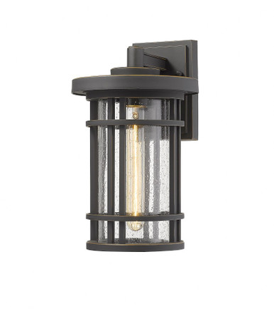 Jordan 1 Light Outdoor Wall Lantern 13.5 Inch Tall by Z Lite - 570M