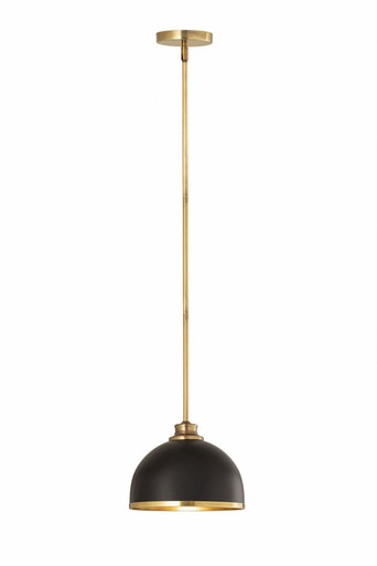 Landry 1 Light Pendant 7.5 x 10 Inches by Z Lite 1004P10-MB-RB - 1004P10-MB-RB