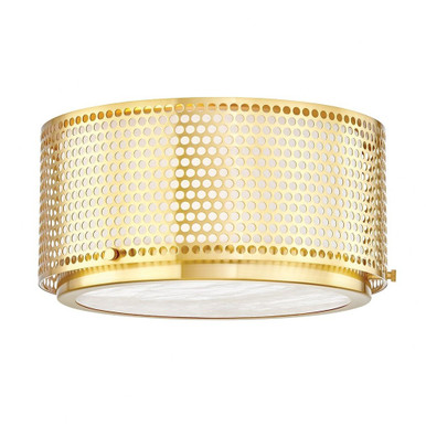 Oracle 2 Light 14 Inch Wide Flush Mount by Hudson Valley - 5914
