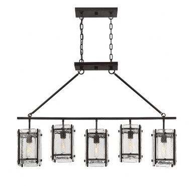 Glenwood 5 Light Classic Linear Chandelier by Savoy House - 1-3043-5-13