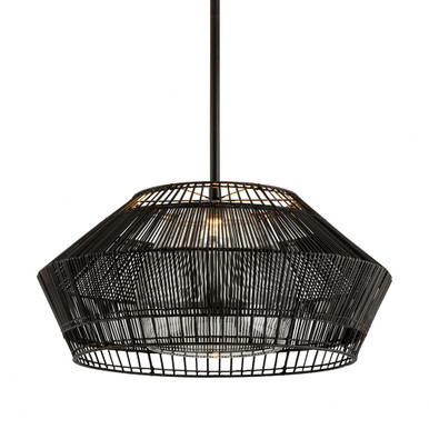 Hunter Fanss Point 1 Light Oversized Pendant by Troy - F6725