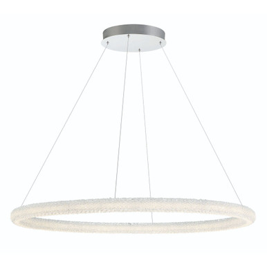 Sassi 1 Light Oversized Crystal Chandelier by Eurofase - 43925-018