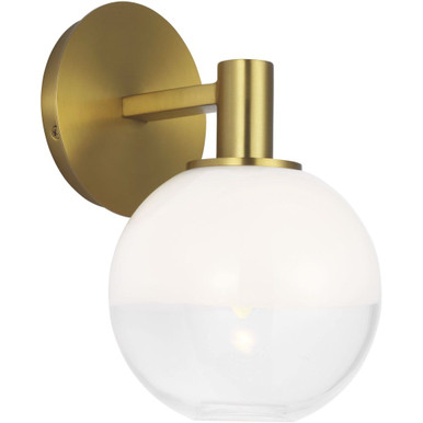 Torian 1 Light Small Wall Sconce 9.63 Inch Tall by Visual Comfort Studio - SLV1001