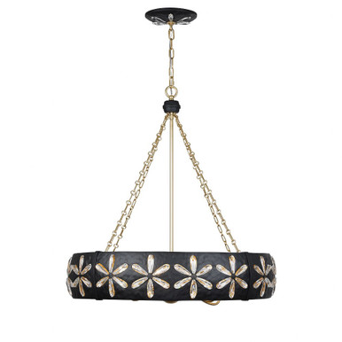 Venice 6 Light Large Chandelier by Savoy House - 1-2493-6-104