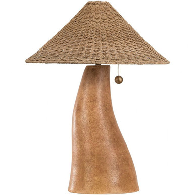 Seyla 1 Light Table Lamp 29 Inches Tall and 22 Inches Wide by Troy - PTL1128-PBR/CAT