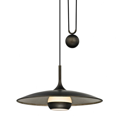 Alchemy 18W 1 LED Large Pendant by Troy - F5865-VBZ/WSL